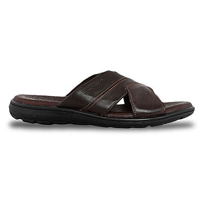 HUSH PUPPIES DARK BROWN CHAPPAL FOR MEN(874-4853)